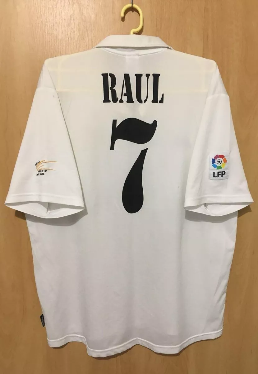 REAL MADRID SPAIN 2002 2003 HOME FOOTBALL SHIRT JERSEY CAMISETA RAUL 7