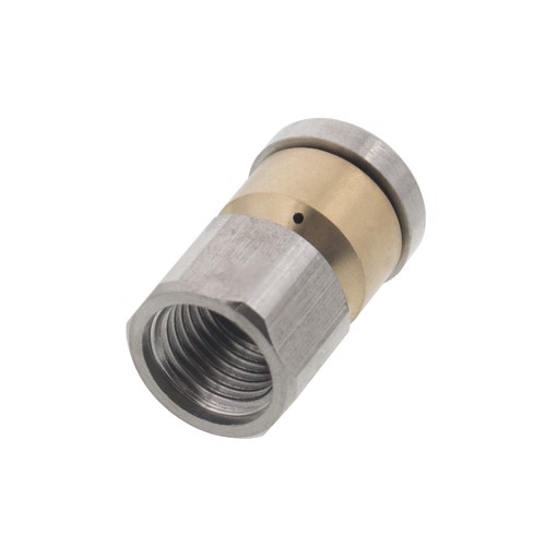 Erie Tools Rotating 1/4" Sewer Jetter Nozzle for Drain Cleaning 7.0 Orifice - Picture 3 of 3
