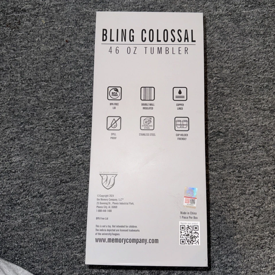 Vaso NCAA Bling Colossal 46 oz Universidad de Texas UT Longhorns Foto 3 de 4