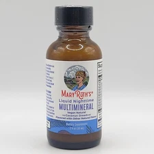 Mary Ruth’s Liquid Nighttime Multimineral 1 oz Coconut Dream New & Sealed