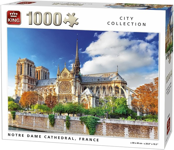 Notre Dame Cathedral - Paris / France - Puzzle - 1000 Teile - Neu / Ovp-image