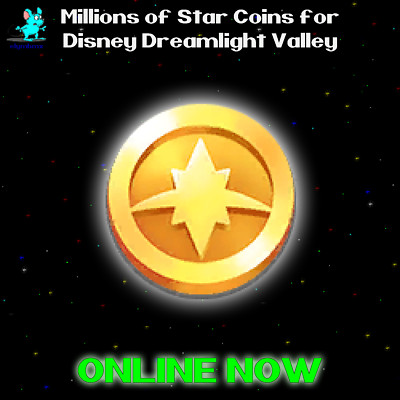   21.8 Millions Star Coins for Disney DreamLight Valley     ONLINE NOW  