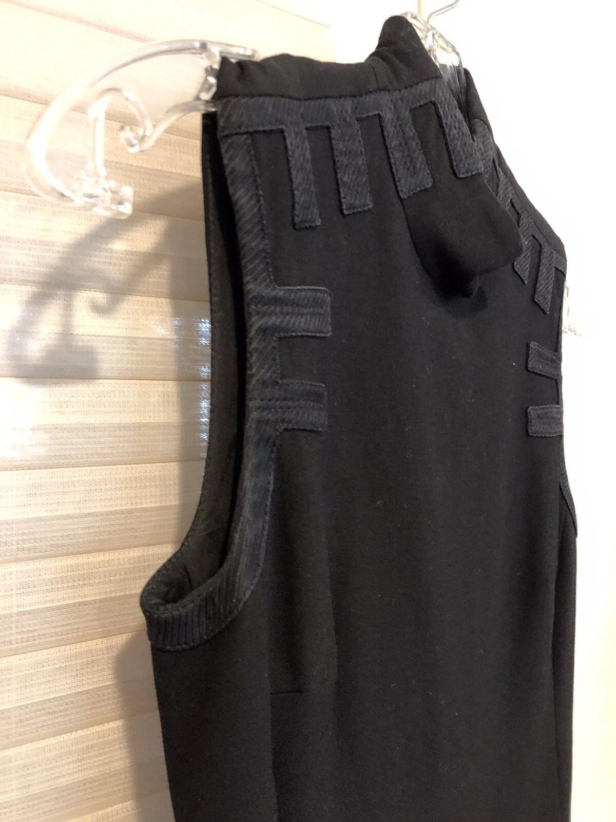 Abito couture Gianni Versace Made in Italy It taglia 40 USA taglia 4 Nero Foderato