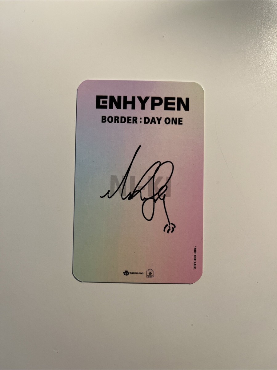 ENHYPEN BORDER：DAY ONE ソンフン直筆サイン入りポラロイド ENHYPEN Border Day One BDO Mecima Indonesia Fan-sign Official pob
