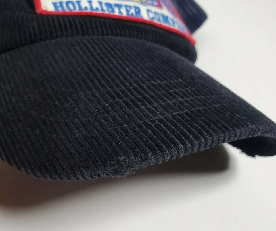 Hollister California Company Corduroy Snap Back Hat Net - Image 3 of 4