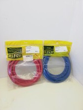 2x Refco F&uuml;llschlauch 32bar HCL6-144 B / R 3600mm blau / Rot  3/8''SAE