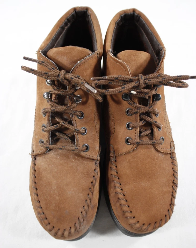 Zapatos Dexter De colección Para Mujer 9 W Walk Mocs Cuero Tobillo Chukka Botas EE. UU. Marrón Foto 2 de 4