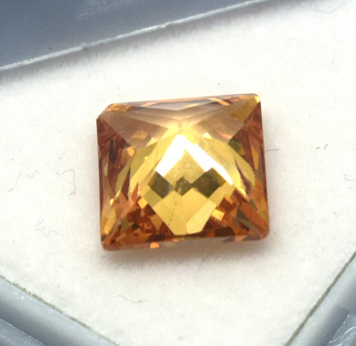 6.52 Ct Approx Natural Brown Zircon Radiant Cut Gemstone CGI Certified Cambodia - Picture 4 of 4