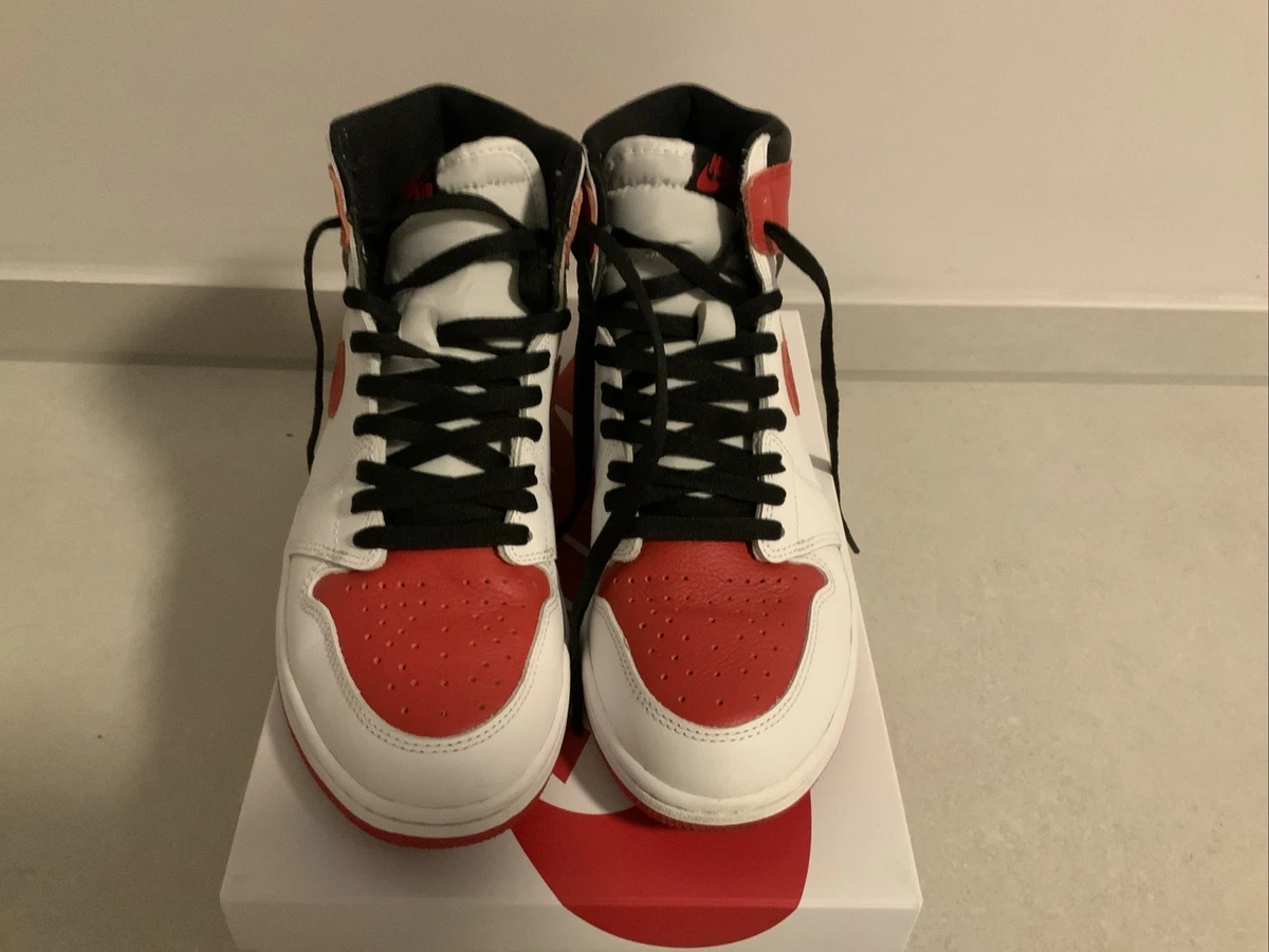 air jordan red white black