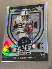 2021 Prizm Draft Picks Pat Freiermuth Silver Prizm Crusade Rookie NM