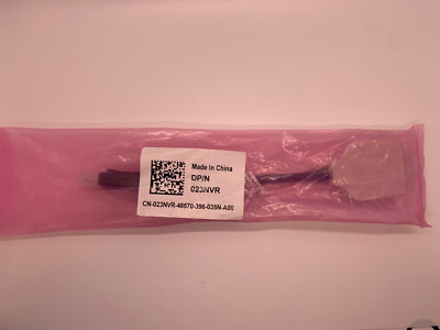 Dell 023NVR DisplayPort to single-link DVI-D passive adapter cable white