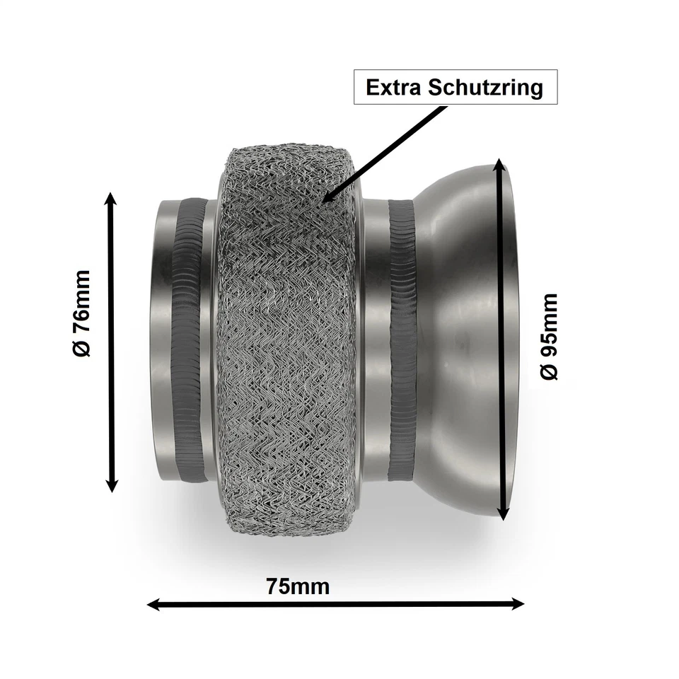 MB Sprinter 906 Flexrohr Kompensator DPF Partikelfilter Reparatur A9064906381 - Bild 2 von 4
