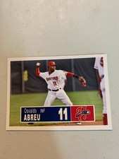 Osvaldo Abreu 2018 Harrisburg Senators Team Card 