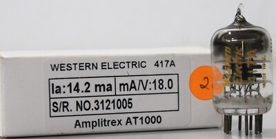 オーディオ機器 Western Electric 417A/5842 3本 [10021]