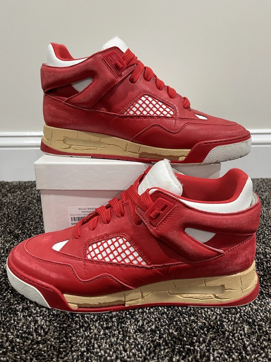 Red mesh jordans 2025