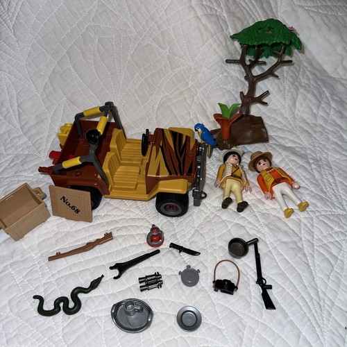 Lot De Chapeaux Playmobil Explorateur/safari - Réf 3018, 3097, 4064, 5759, Occasion