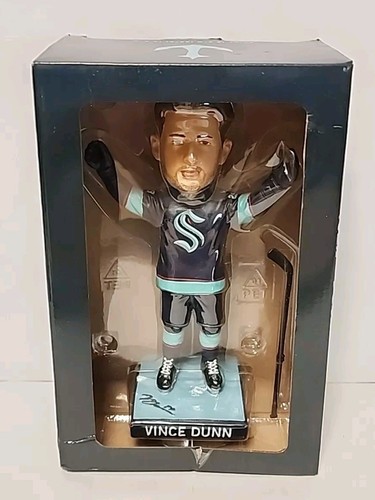 Vince Dunn NHL Seattle Kraken 2024 Bobblehead Hockey SGA 10/22/24 NIB - 第 1/10 張圖片