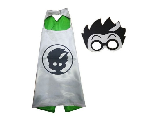 Superhero Cape PJ Masks Cape & Mask Costume Kids Girls Boys Gekko Owlette Catboy - Picture 16 of 18