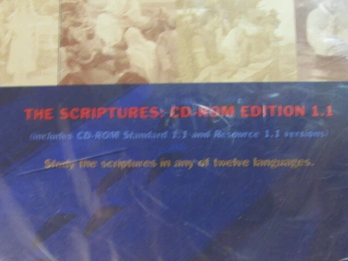 The Scriptures 授权版 官方研究 艾滋病 CD-ROM 版本 1.1 未拆封 - 第 2 张/共 8 张