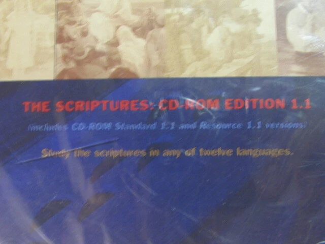 THE SCRIPTURES AUTHORIZED VERSION OFFICIAL STUDY AIDS CD-ROM EDITION 1.1 SEALED - Image 2 of 4