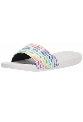 PUMA Women's Cool Cat Slide Sandal Echo White Multi Color Size 8 | eBay