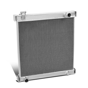 2-ROW ALUMINUM CHROME RADIATOR FOR 1997-2006 JEEP WRANGLER TJ 2.4/2.5/4.0 MANUAL