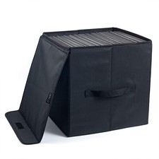 Vinyl Record Storage Box For 12inch Records Crate Holds Up To 90 Recordspack Of