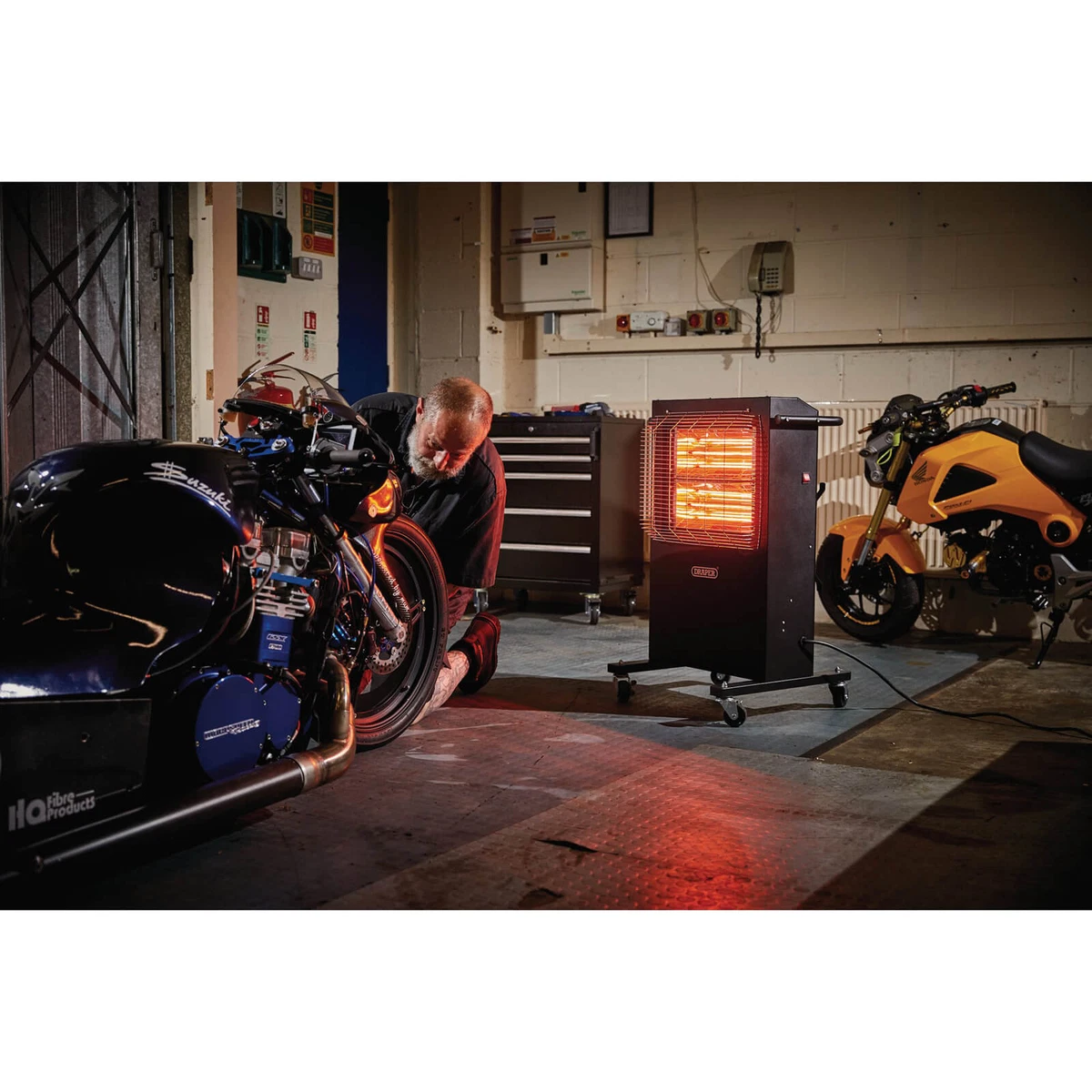 Draper IRH Infrared Cabinet Heater 240v | eBay