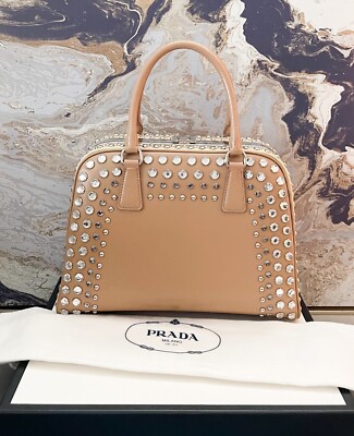 ハンドバッグ PRADA SAND CANVAS HANDBAG Prada Sand Canvas Handbag | italist