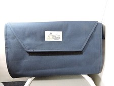 Practical child Navy blue diaper changing pad folds up for easy traveling