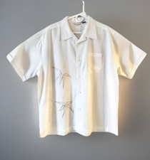 Hawaiian Cafe Luna XL Shirt Mens Bamboo White...