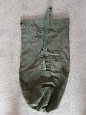 Vtg 1945-60s U.S. Military Duffle Bag w/1 outer pocket Heavy-Duty Canvas NICE