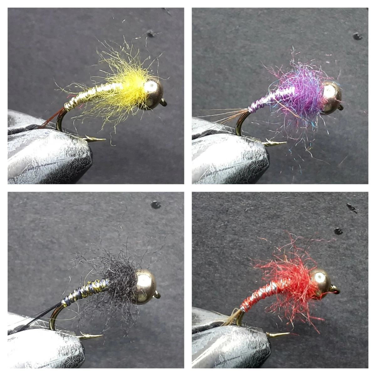 8 Ninfe Bloodworm Per Trota – Confezione Mista Misure 10 A 16, Mosche Da Pesca A Mosca UK