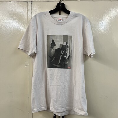 FW14 Supreme KRS ONE Boogie Down Productions Tee T-Shirt White Sz 