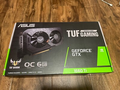 ASUS TUF Gaming GeForce GTX 1660 Ti EVO OC Edition 6GB GDDR6 PCI Express 3.0 Vid