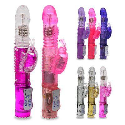 LeLuv Thrusting Butterfly Rabbit vibrator AAA Battery Powered | eBay
