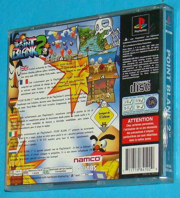 Point Blank 2 Sony Playstation PS1 PSX PAL