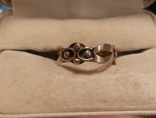 Vintage Made In Mexico Sterling Silver Ring Size 7.5