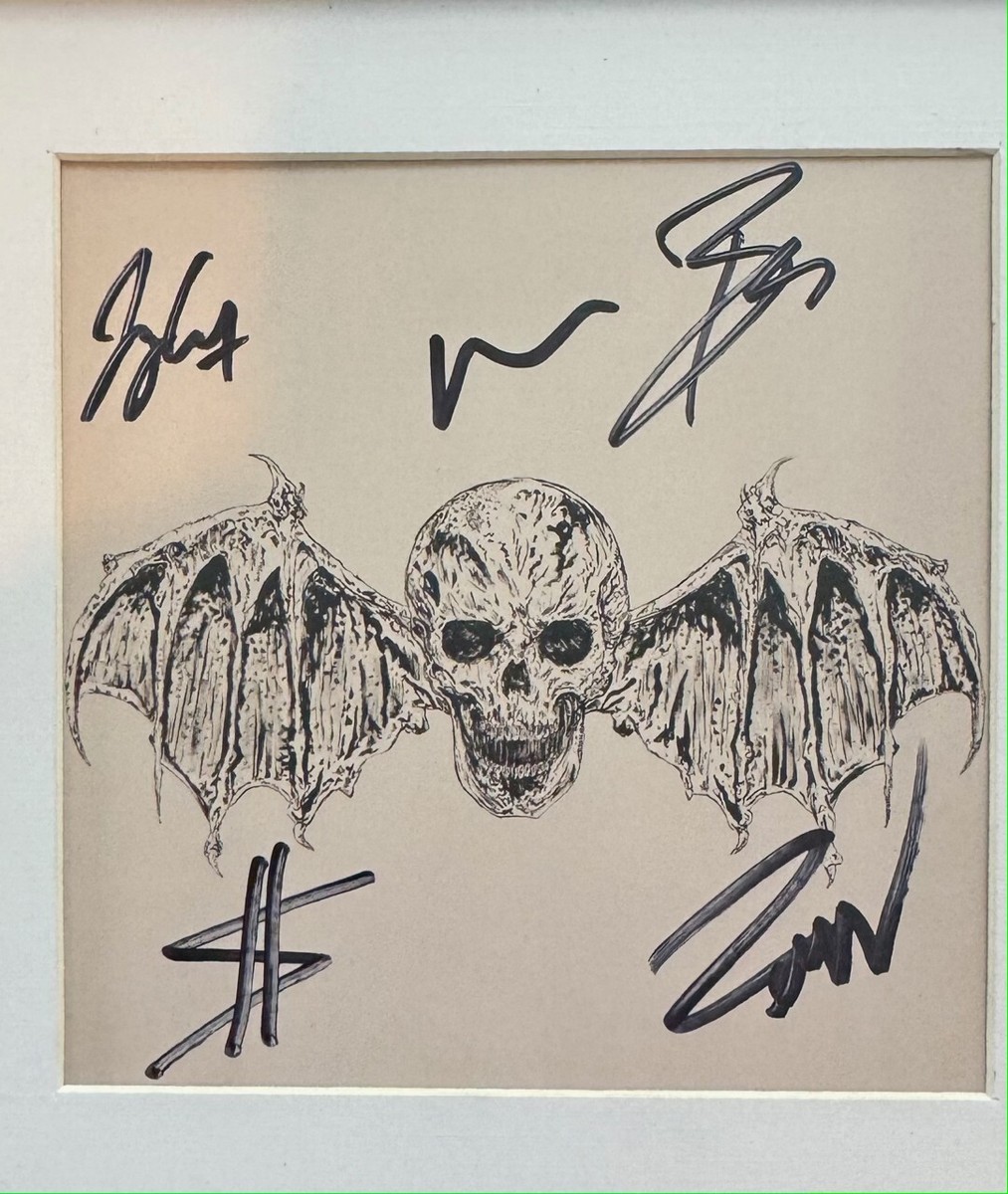 Avenged Sevenfold サイン入り CD AVENGED SEVENFOLD SIGNED AUTOGRAPH WAKING THE FALLEN VINYL M