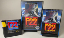 F-22 Interceptor Sega Genesis 1991 CIB Complete Tested Working - Free Shipping