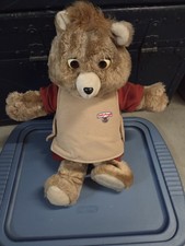 Teddy Ruxpin Teddy Bear 1984 Wow Worlds of Wonder near Mint Condition