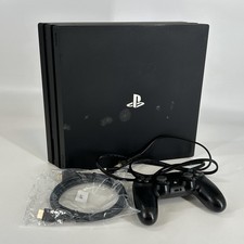 Sony PlayStation 4 Pro Console Black 1TB w/ Controller/HDMI/Power Cord - Good