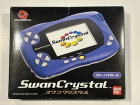 Bandai WonderSwan Swan Crystal Blue Violet Console CIB w/ Reg Card - SwanCrystal