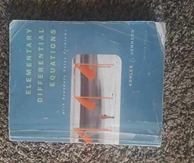 Elementary Differential - Paperback, by Kohler Werner; Johnson - Acceptable