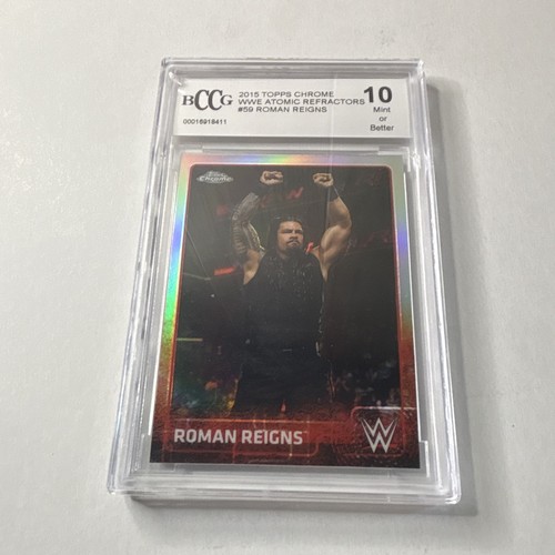 Roman Reigns [Atomic] #59 2015 Topps Chrome WWE card