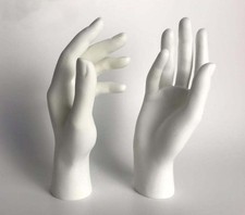 Hand Mannequin Female Arm Display Base Gloves Jewelry Models 21cm Plastic 1 Pair