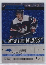 2023-24 Upper Deck Credentials Debut Ticket Access Blue /149 Vincent Iorio 12hh