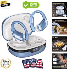 Wireless Earbuds, Bluetooth Headphones, Ear Buds with 80hr Playtime, LED Powe...