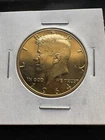 1964 kennedy gold plated silver half dollar UC see photos ready to ship