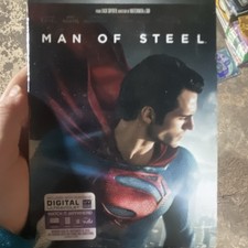 Warner Bros Man of Steel Blu-ray Widescreen Henry Cavill Action PG-13 2013